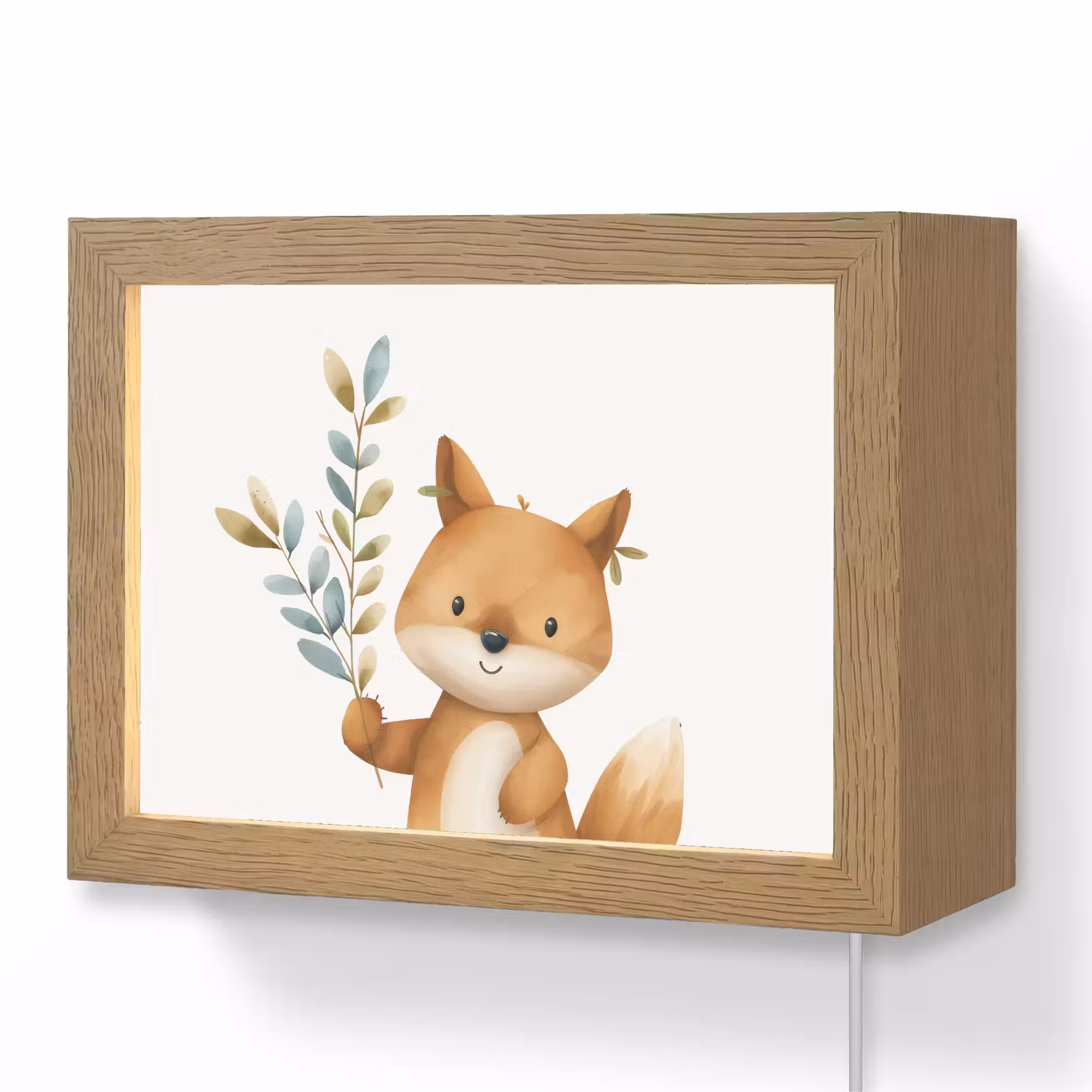 Lightbox - Wandlampe - Kinderzimmer - Fuchs - Tier - Waldtiere