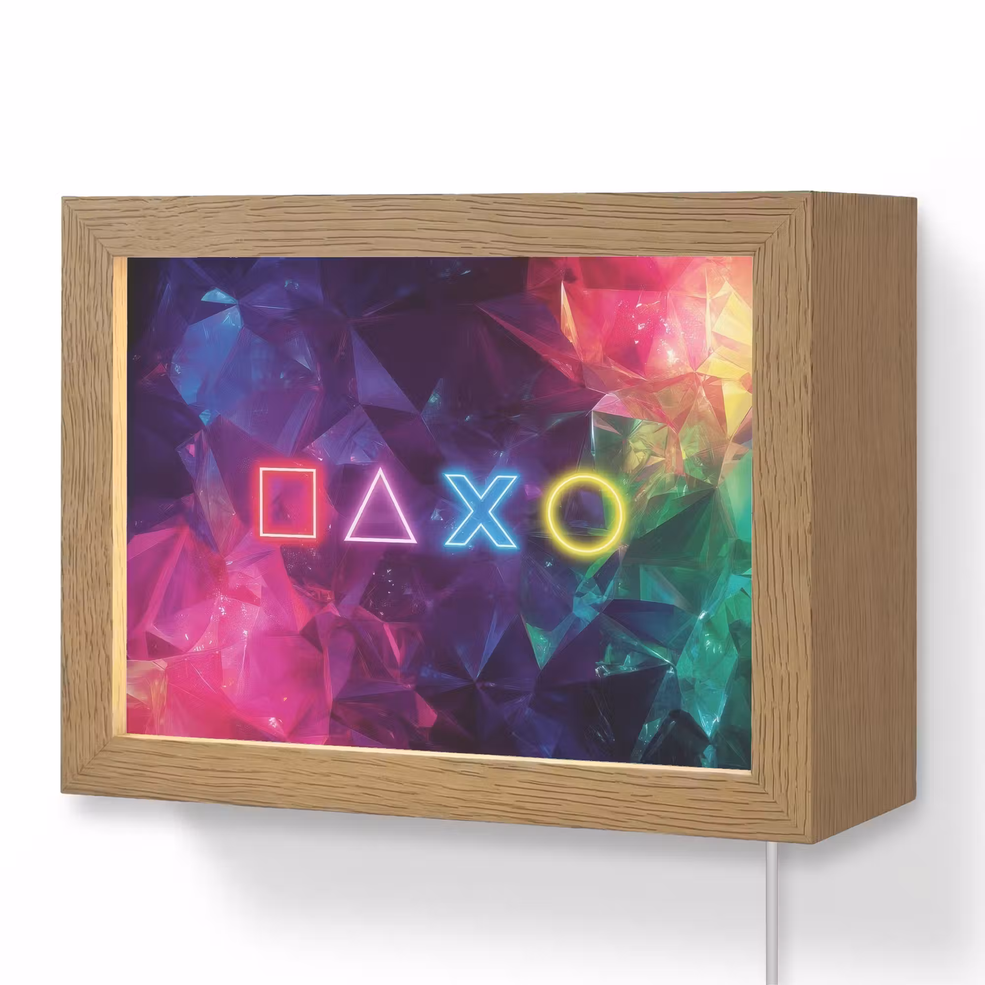 Lightbox - Wandlampe - Kinderzimmer - Playstation - Bunt - Abstrakt - Neon