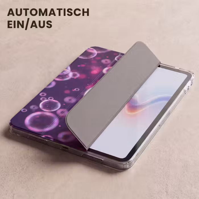 iPad-Hülle - Lila - Blasen - Schaumstoff