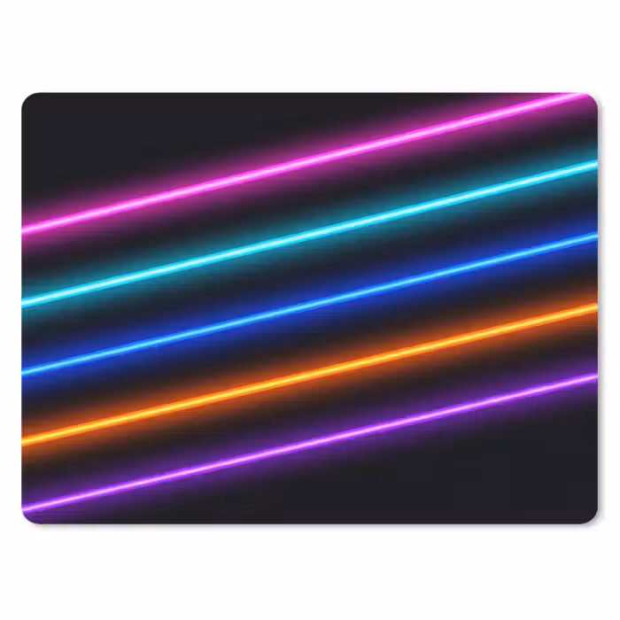 Mauspad - Ästhetik - Retro - Neon