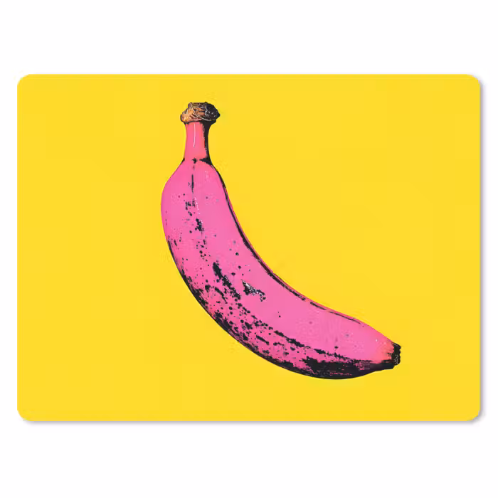 Mauspad - Banane - Grafik - Gelb