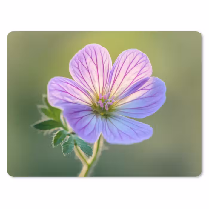 Mauspad - Blume - Nahaufnahme - Lila