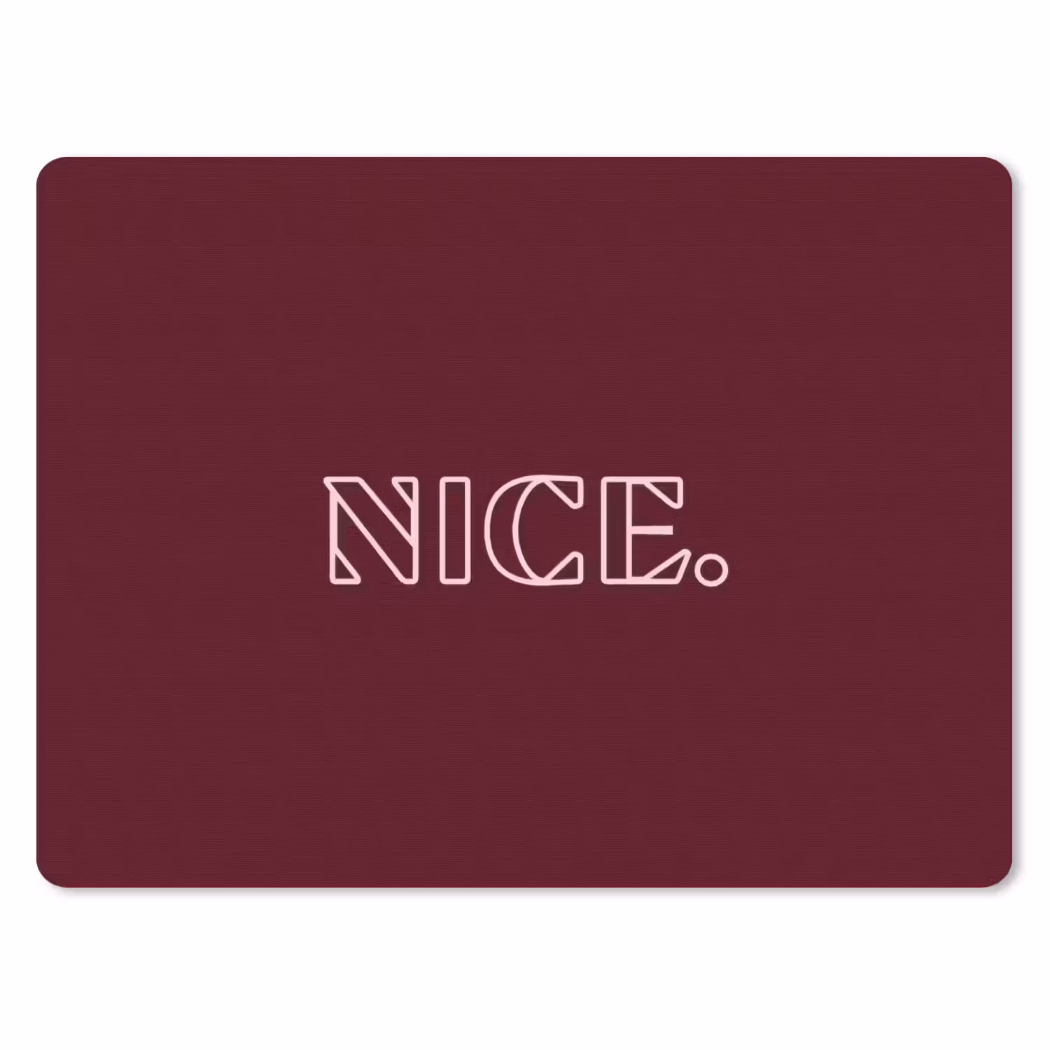 Mauspad - Bordeaux - Nizza - minimalistisch