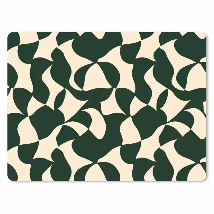 Mauspad - Grün - Bio-Oberflächen - Creme