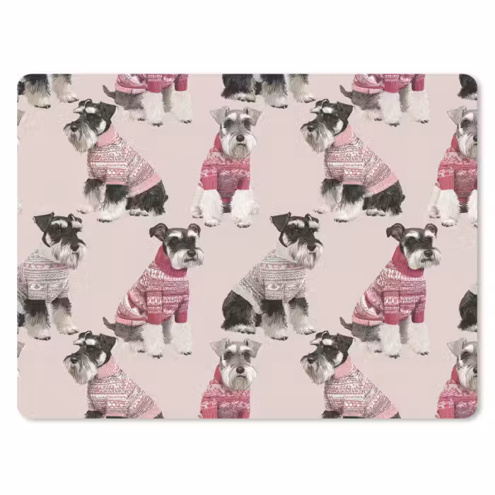 Mauspad - Hunde - Pullover - Rot