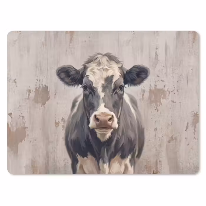 Mauspad - Kuh - Porträt - Tiere - Modern
