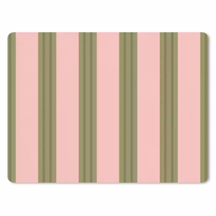 Mauspad - Muster – Streifen – Abstrakt – Rosa – Grün
