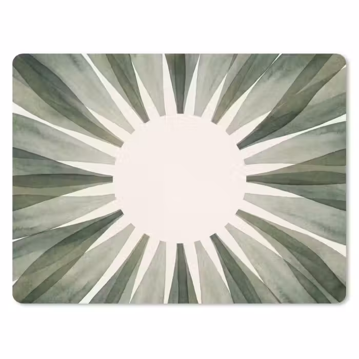 Mauspad - Pflanzen – Abstrakt – Aquarell – Grün – Natur