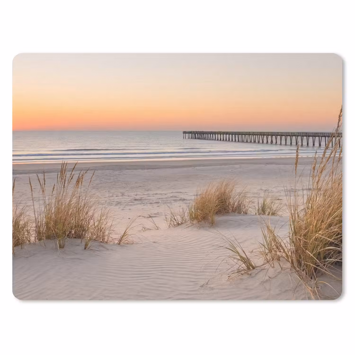 Mauspad - Pier - Sonnenuntergang - Strand