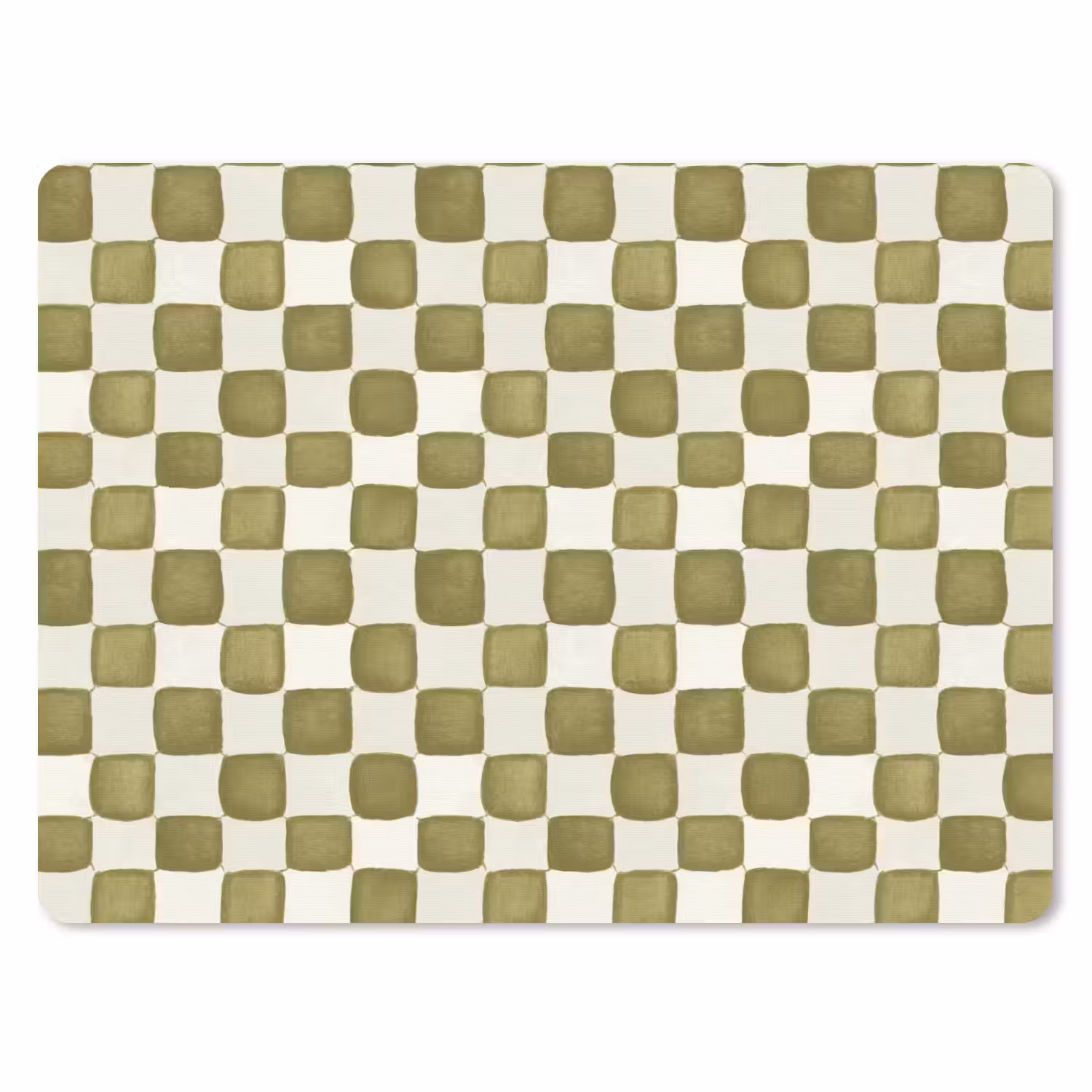 Mauspad - Schach - Muster - Grün