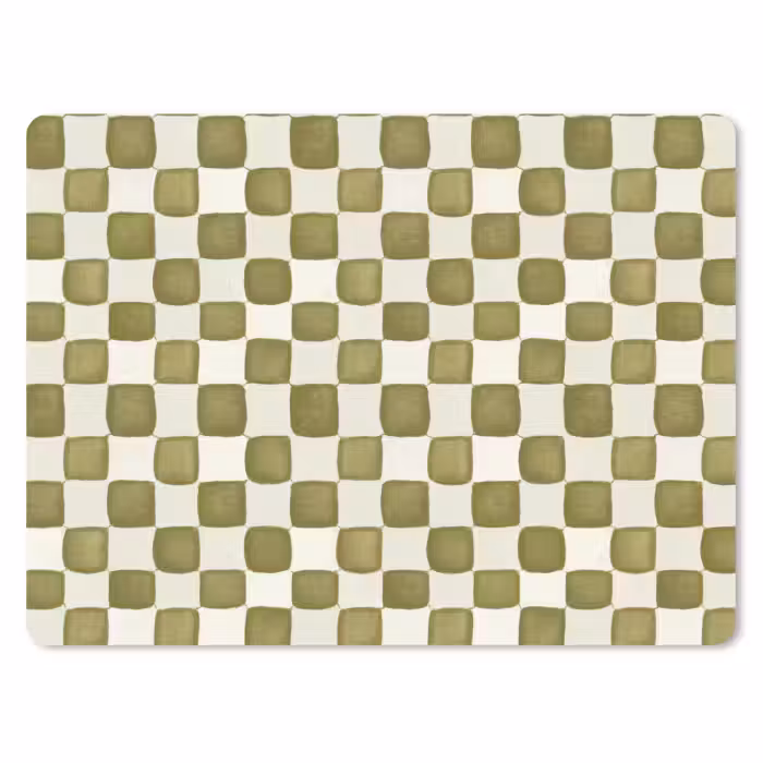Mauspad - Schach - Muster - Grün