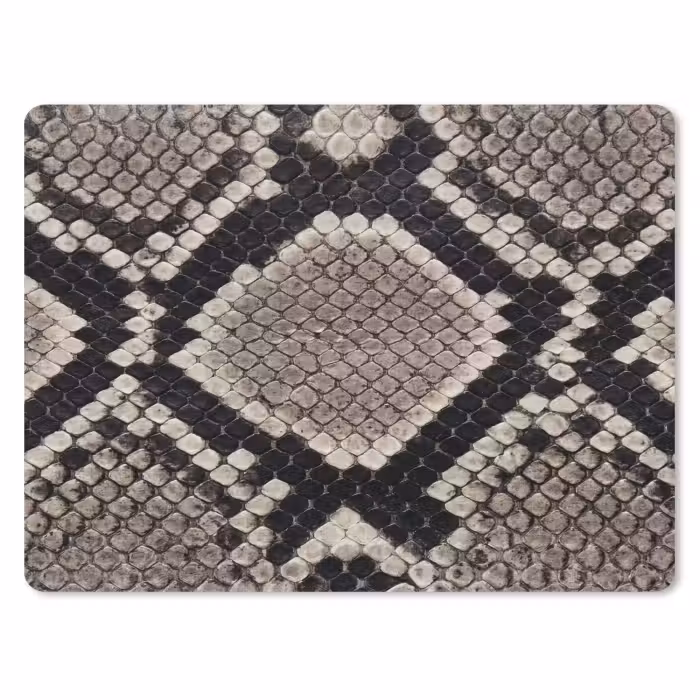 Mauspad - Schlangenhaut - Gemustert - Beige