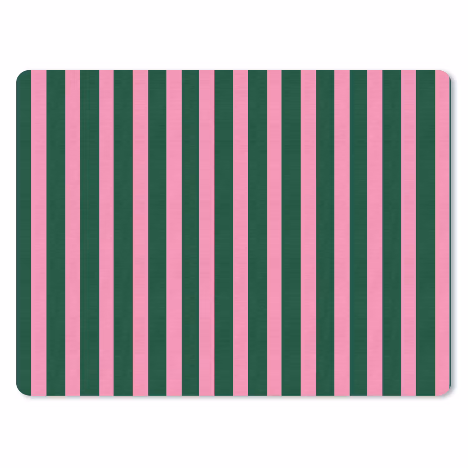 Mauspad - Vertikale Streifen - Grün - Rosa