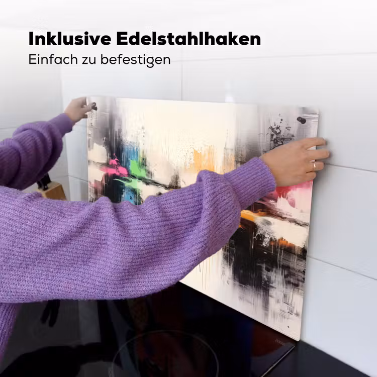 Abstract - Kleurexplosie - Landschap Inductie beschemer met haakjes klein -ky-ophangen-de