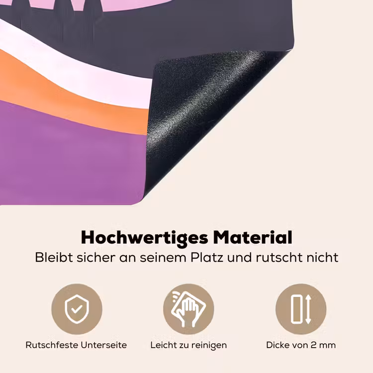 Abstract - Heuvels - Bomen - Groen Inductie beschemer met haakjes klein -ky-onderkant-de