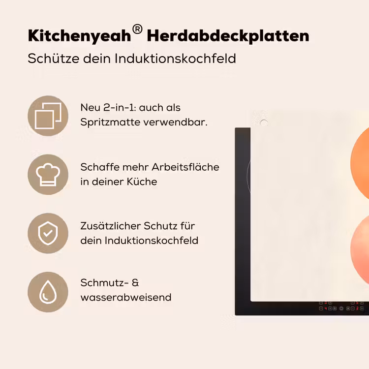 Abstract - Cirkels - Paars Inductie beschemer met haakjes klein -ky-usp-de
