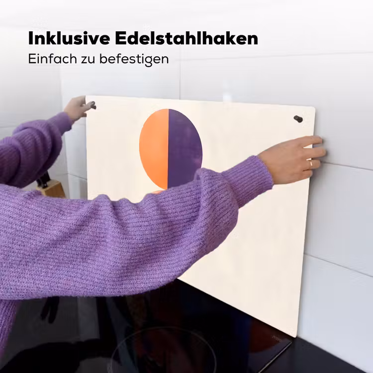 Abstract - Cirkels - Paars Inductie beschemer met haakjes klein -ky-ophangen-de