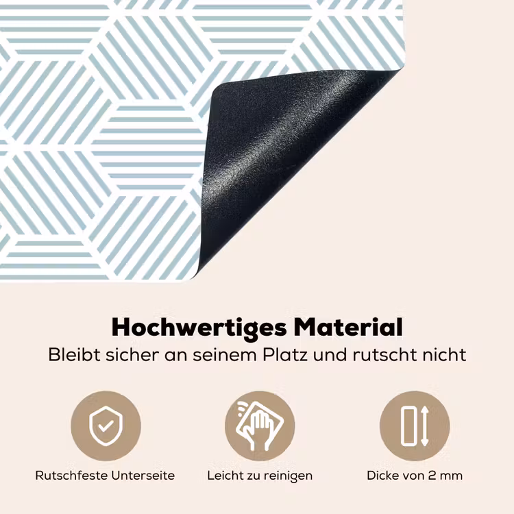 Abstract - Patronen - Design Inductie beschemer met haakjes klein 777 -ky-onderkant-de