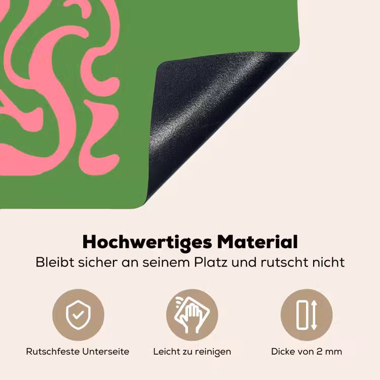 Abstract - Roze - Ciao - Vormen Inductie beschemer met haakjes klein -ky-onderkant-de
