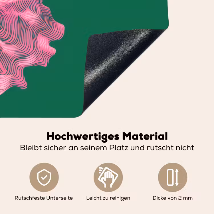Abstract - Pink - Lijnen - Groen Inductie beschemer met haakjes klein -ky-onderkant-de