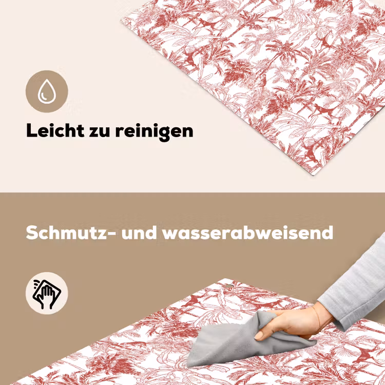 Aap - Oerwoud - Rood Inductie beschemer met haakjes klein 777 -ky-schoon-de