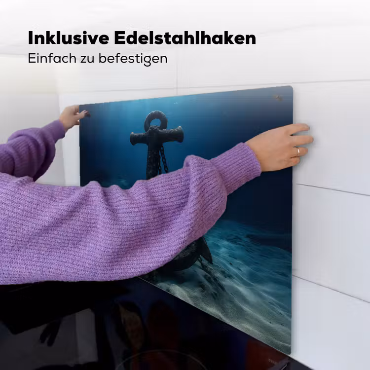 Anker - Ijzer - Zeebodem - Zand Inductie beschemer met haakjes middel -ky-ophangen-de