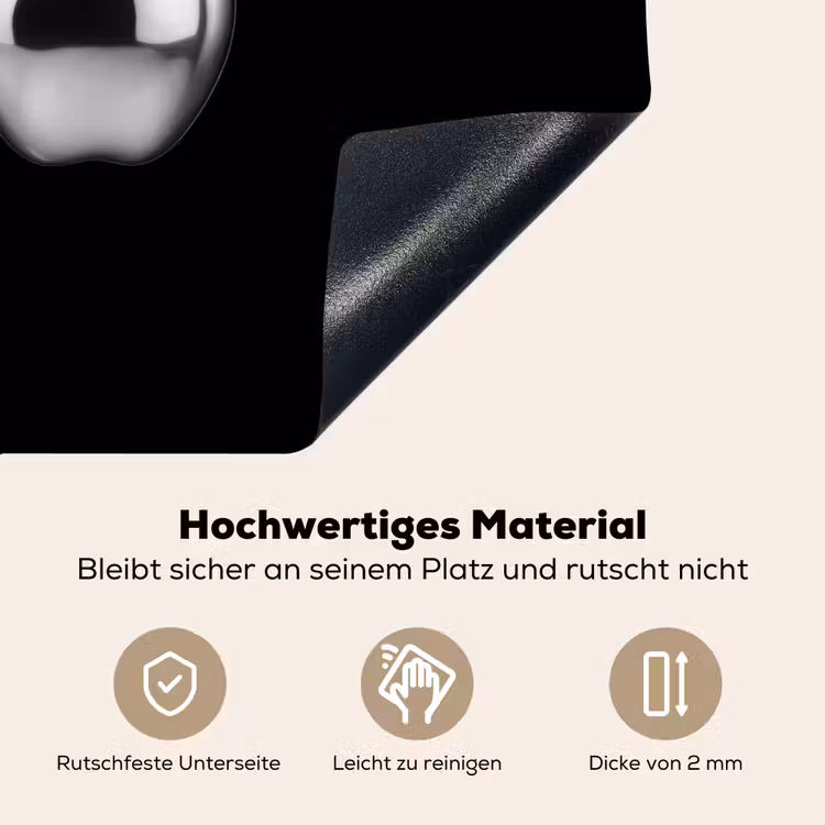 Appel - Metallic - Symmetrisch Inductie beschemer met haakjes middel -ky-onderkant-de