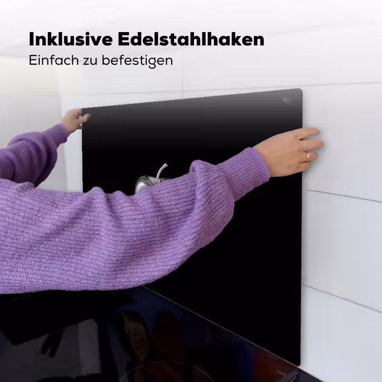 Appel - Metallic - Symmetrisch Inductie beschemer met haakjes middel -ky-ophangen-de