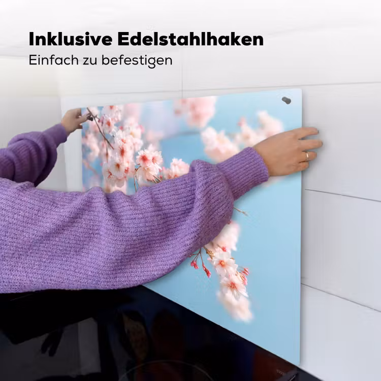 Takken - Bloesems - Roze Inductie beschemer met haakjes middel -ky-ophangen-de