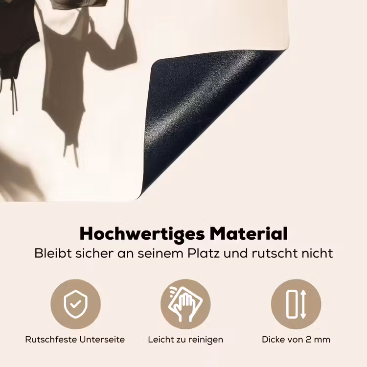 Badkleding - Palmbomen - Schaduw - Tropisch Inductie beschemer met haakjes middel -ky-onderkant-de