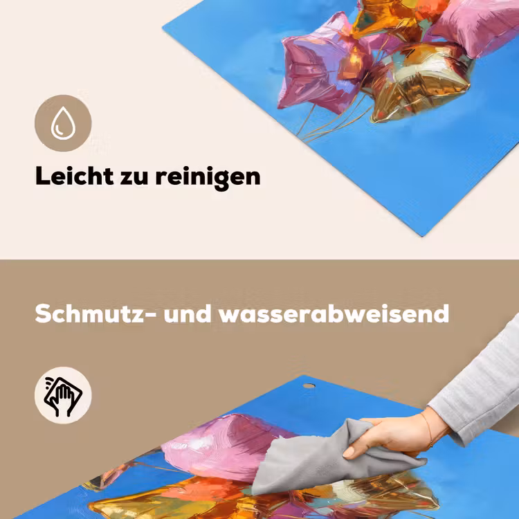 Ballonnen - Goud - Stervorm - Roze Inductie beschemer met haakjes middel -ky-schoon-de