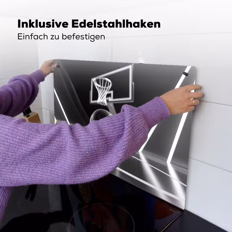 Basketbal - Basketbalveld - Lichtlijnen Inductie beschemer met haakjes klein -ky-ophangen-de