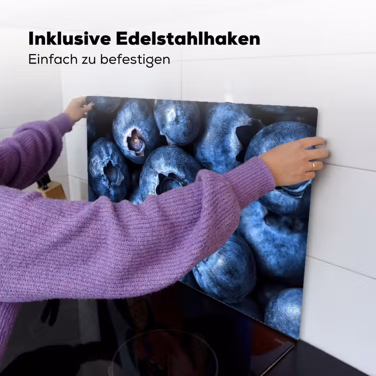 Bessen - Blauw - Fruit Inductie beschemer met haakjes klein -ky-ophangen-de
