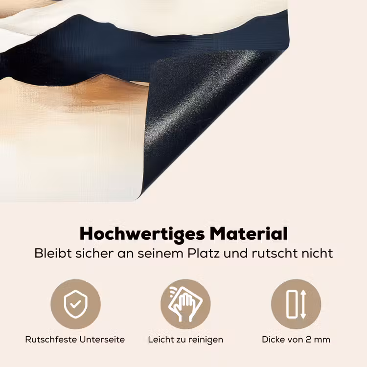 Bergen - Donkerblauw - Landschap Inductie beschemer met haakjes klein -ky-onderkant-de