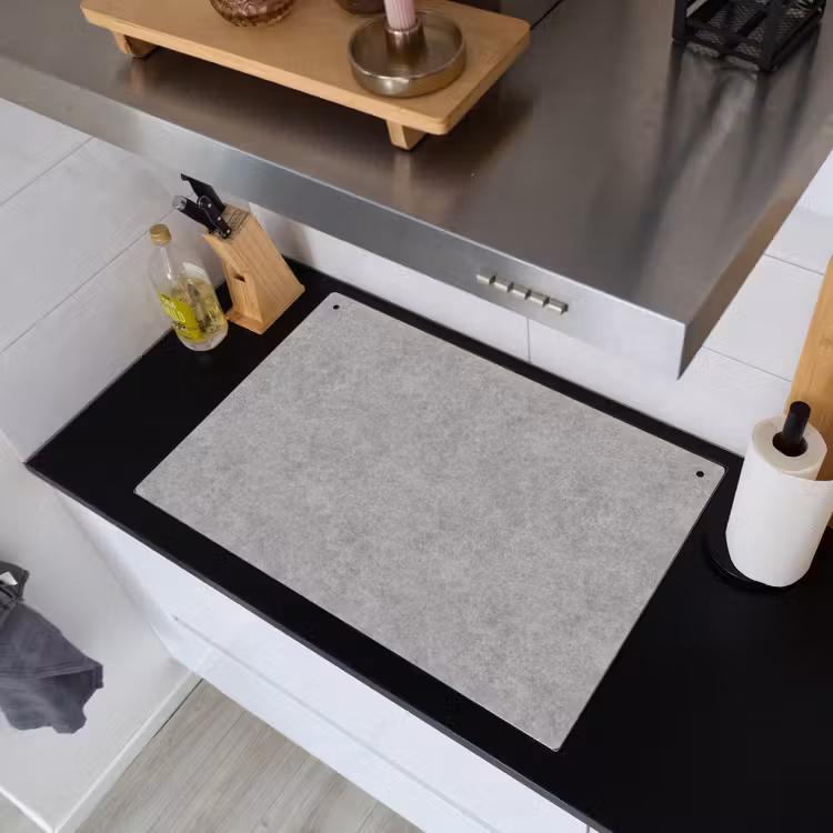Beton - Oud - Patroon Inductie beschemer met haakjes klein 777 -sfeer1
