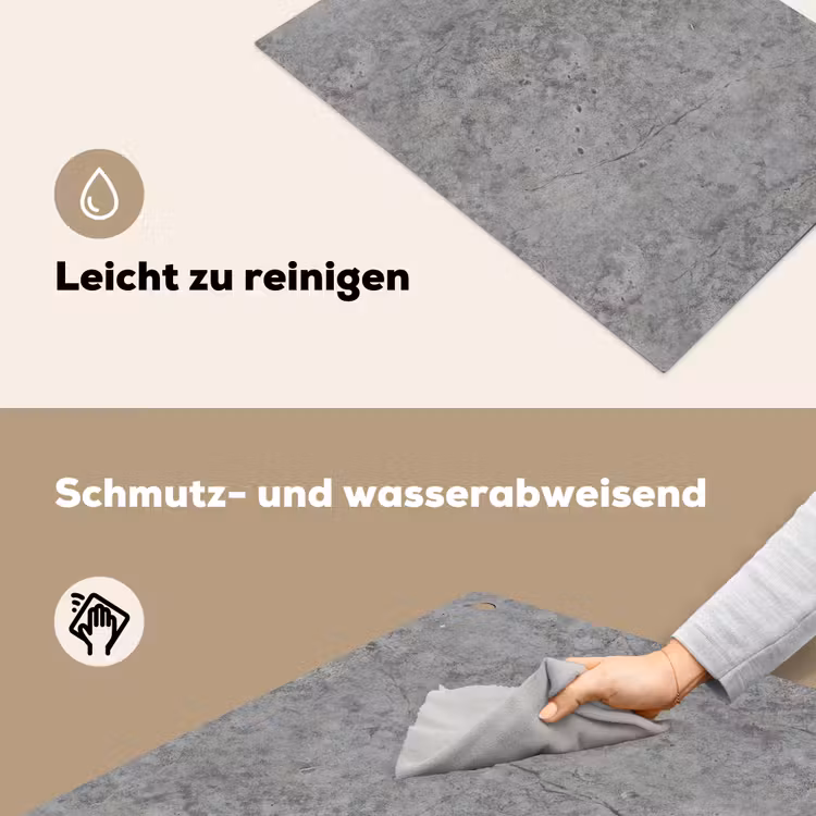 Beton - Antiek - Patronen Inductie beschemer met haakjes klein 777 -ky-schoon-de