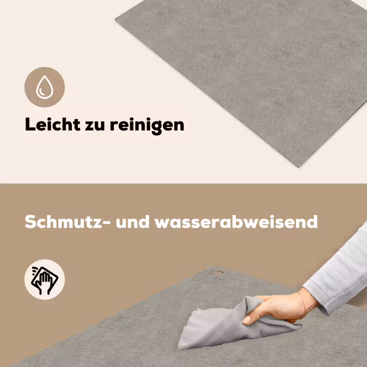 Beton - Grijs - Patronen - Industrieel Inductie beschemer met haakjes klein 777 -ky-schoon-de
