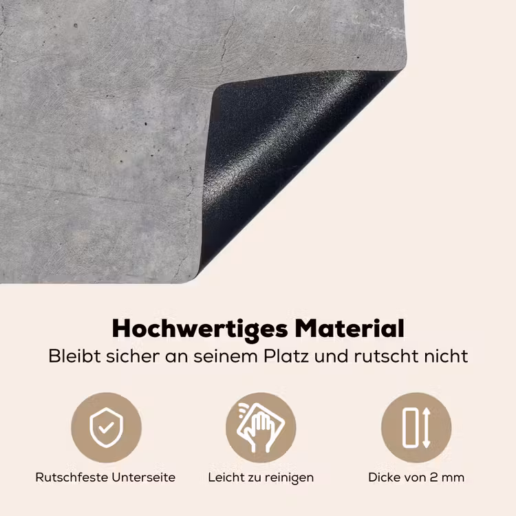 Beton - Patronen - Industrieel Inductie beschemer met haakjes klein 777 -ky-onderkant-de