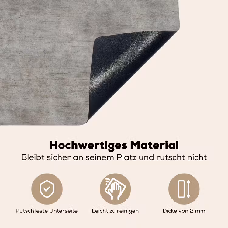 Beton - Muur - Patronen Inductie beschemer met haakjes klein 777 -ky-onderkant-de