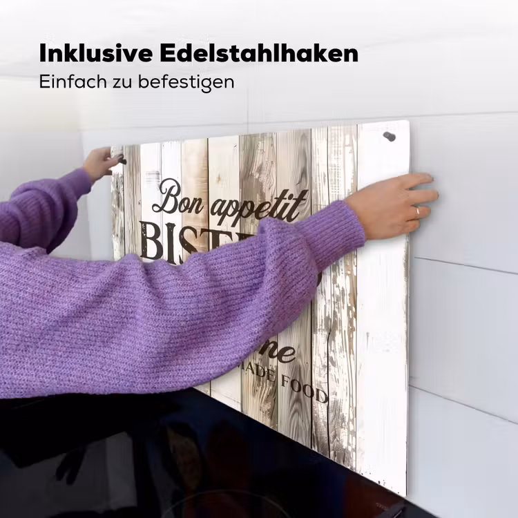Bistro Welkomstbord Inductie beschemer met haakjes middel -ky-ophangen-de