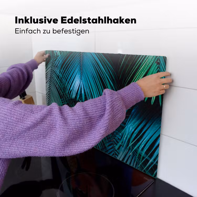 Bladeren - Tropisch - Jungle Inductie beschemer met haakjes klein -ky-ophangen-de