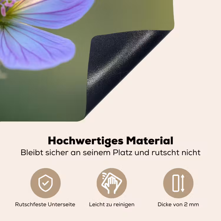Bloem - Close up - Paars Inductie beschemer met haakjes klein -ky-onderkant-de