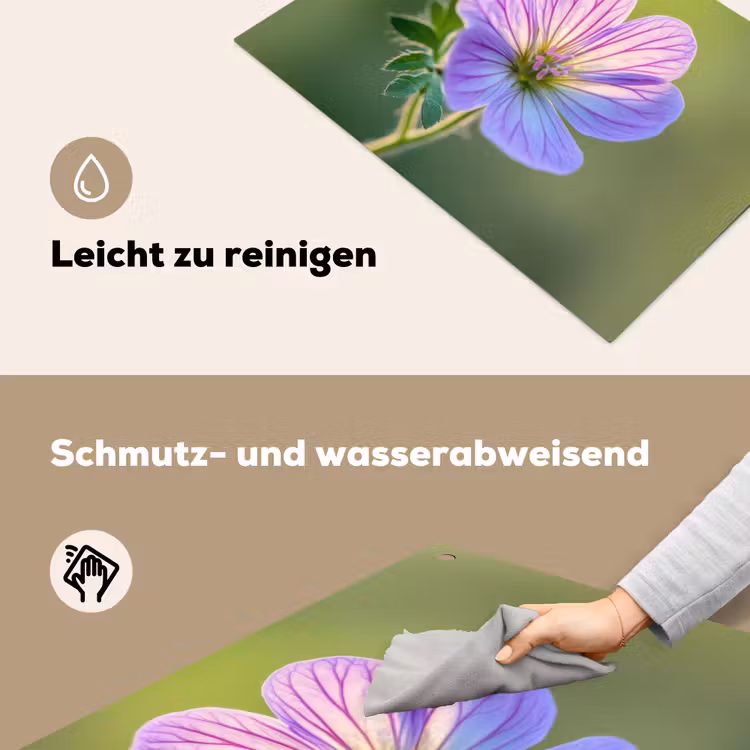 Bloem - Close up - Paars Inductie beschemer met haakjes klein -ky-schoon-de