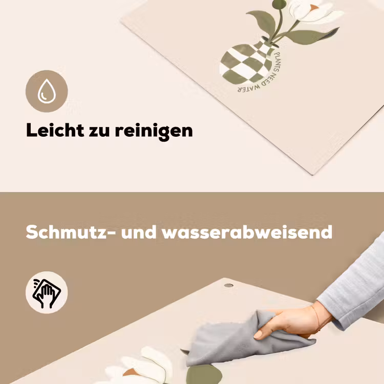Bloem - Wit - Vaas - Quote Inductie beschemer met haakjes klein -ky-schoon-de