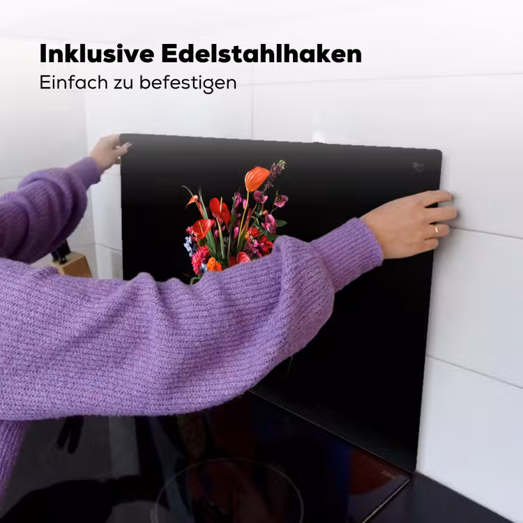 Bloemen - Boeket - Sierlijk Inductie beschemer met haakjes klein -ky-ophangen-de