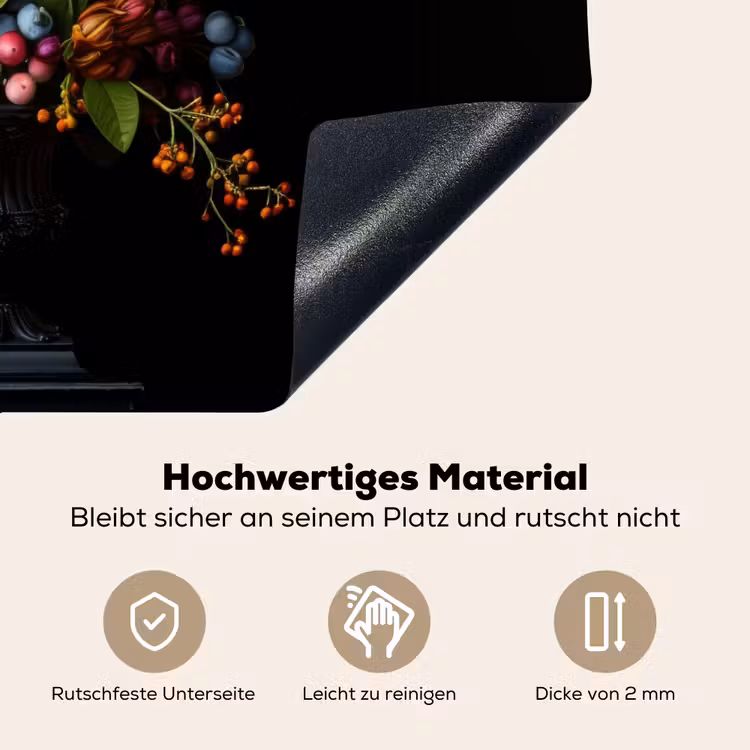 Bloemen - Vrolijk - Vaas Inductie beschemer met haakjes klein -ky-onderkant-de