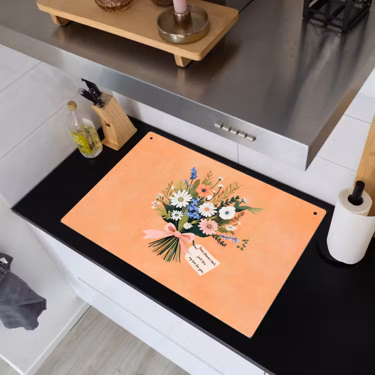 Boeket - Strikje - Quote Inductie beschemer met haakjes klein -sfeer1