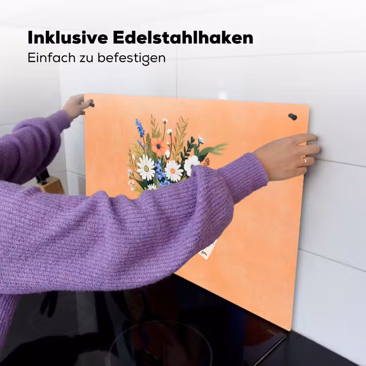 Boeket - Strikje - Quote Inductie beschemer met haakjes klein -ky-ophangen-de