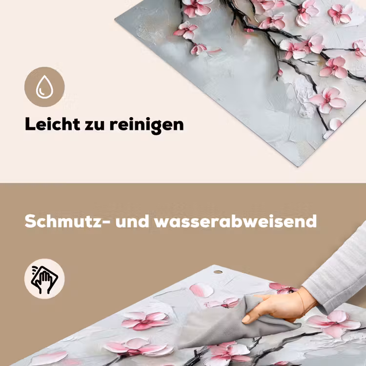 Bloesem - Kunstzinnig - Roze - Sakura Inductie beschemer met haakjes klein -ky-schoon-de