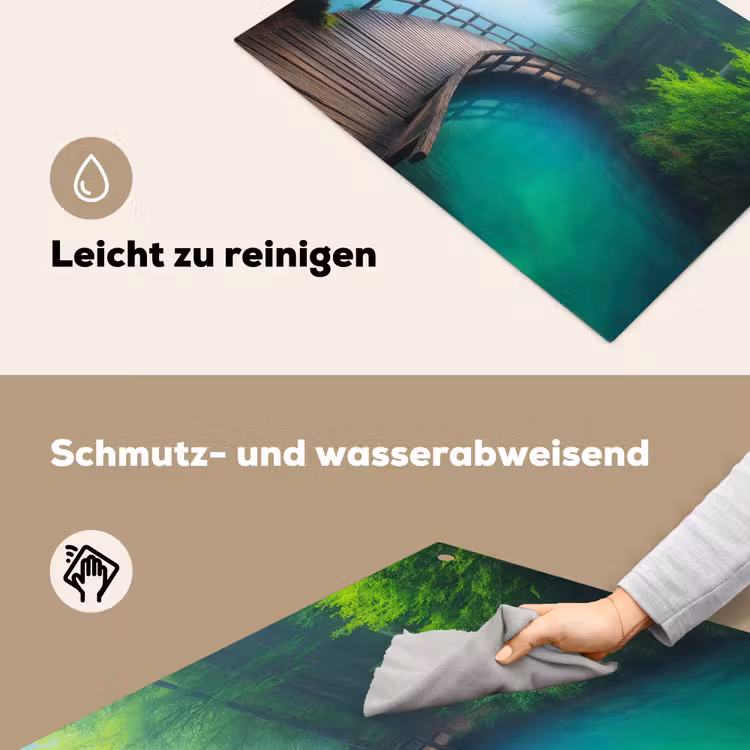Brug - Water - Rivier - Bos Inductie beschemer met haakjes klein -ky-schoon-de